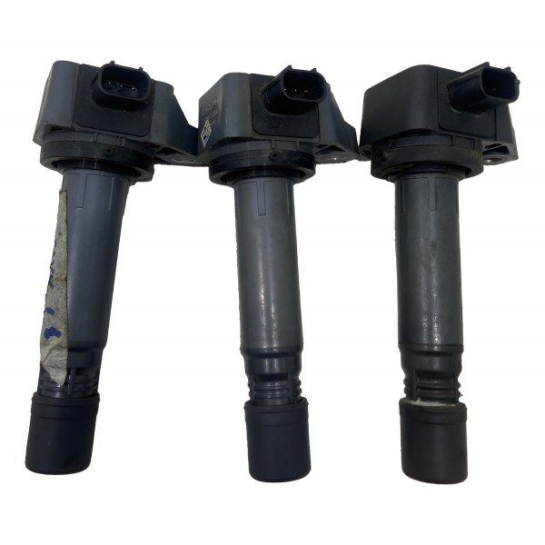 Kit 3 Bobina Ignição New Civic 1.8 16v 06/11 Delphi Gn10324