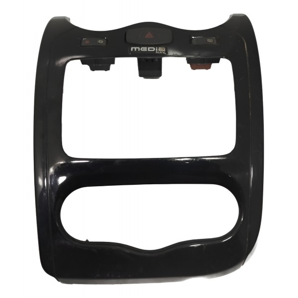 Moldura Central Painel 2din Renault Sandero Logan