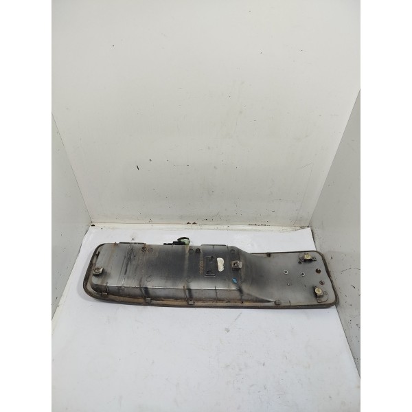 Moldura Suporte Placa Traseira C3 Picasso 2012 A 2015 Prata