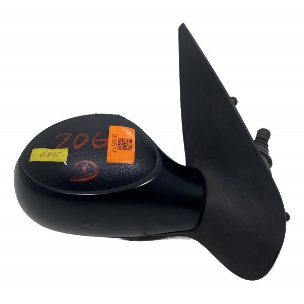 Retrovisor Manuel Lado Direito Peugeot 207