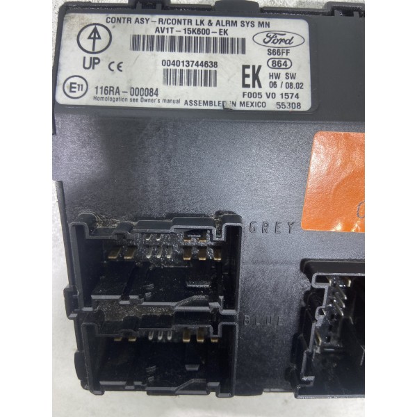 Modulo Bcm Ford New Fiesta 1.6 2014-16 116ra000084 Je