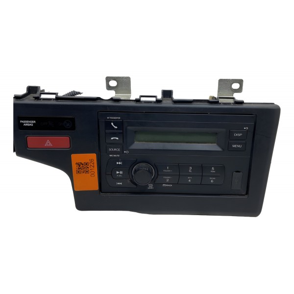 Rádio Original Com Moldura Usb Alerta Honda Fit 2015 (mr)ok